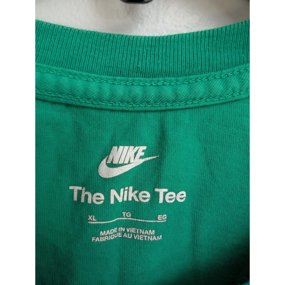 C5 Mens NIKE Shirt Swoosh Just Do It NEW Green Short Sleeve Size XL‎